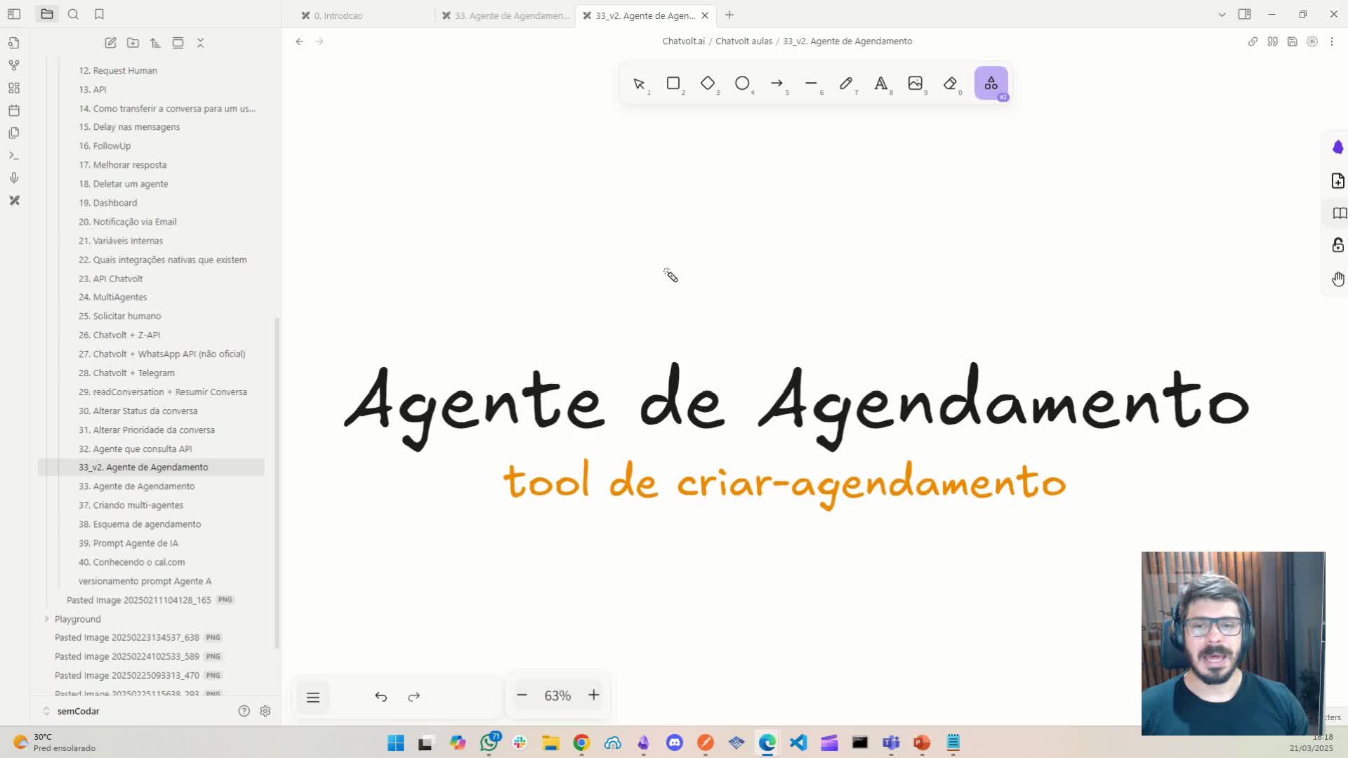 Como criar a tool de criar um agendamento