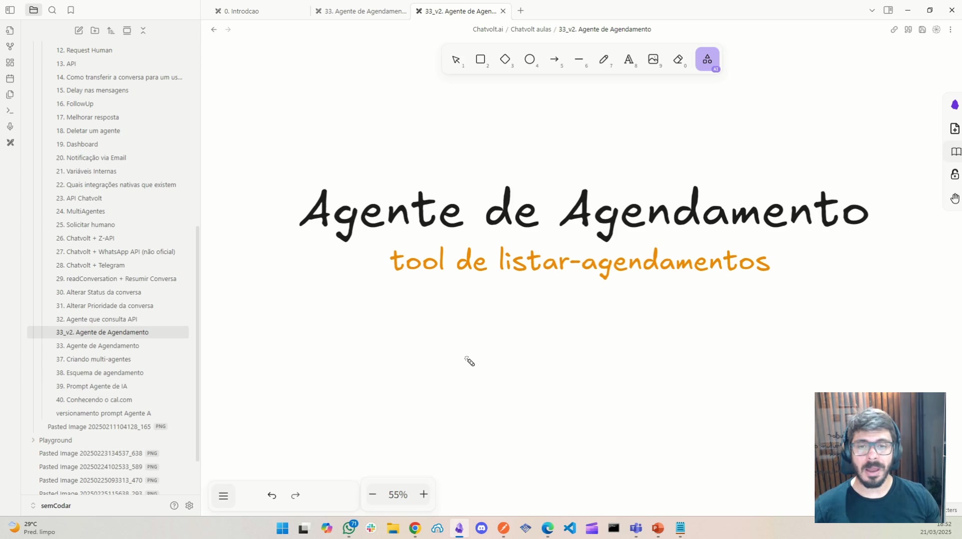 Como criar a tool de listar todos os agendamentos
