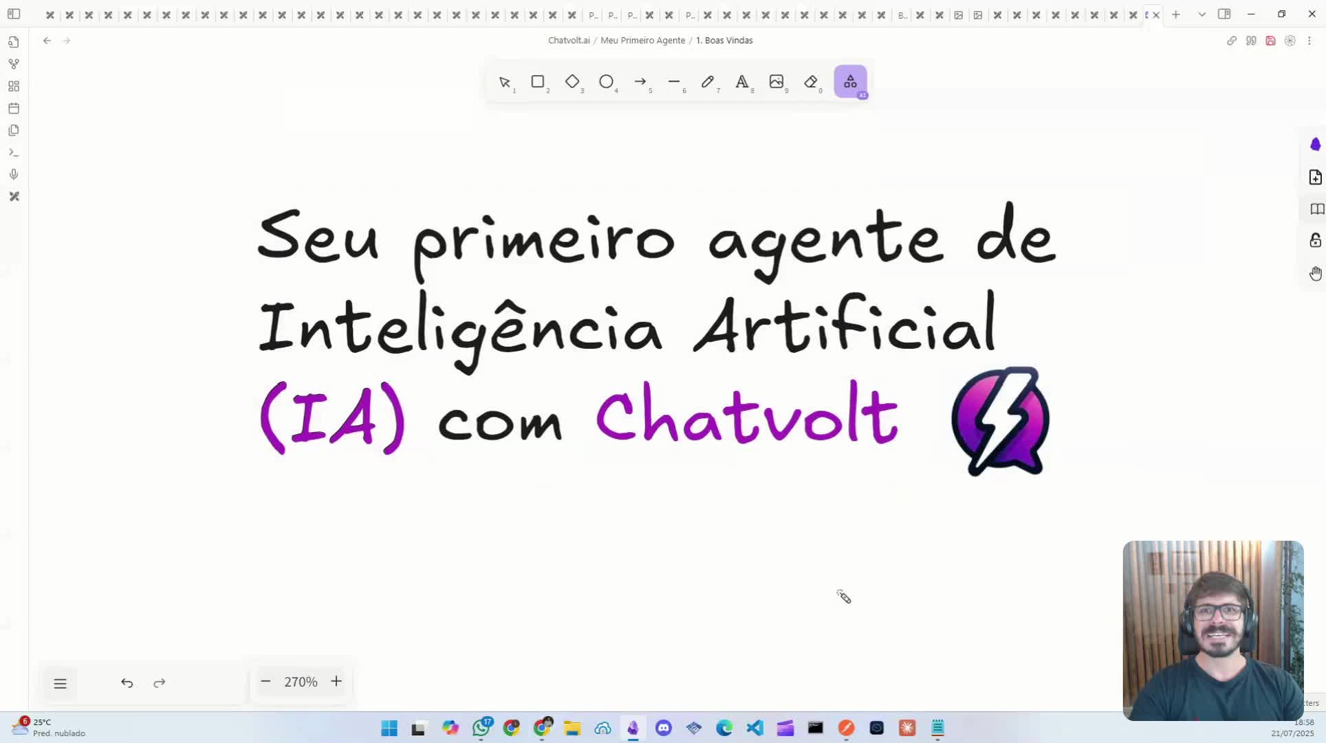Meu primeiro Agente de IA com Chatvolt