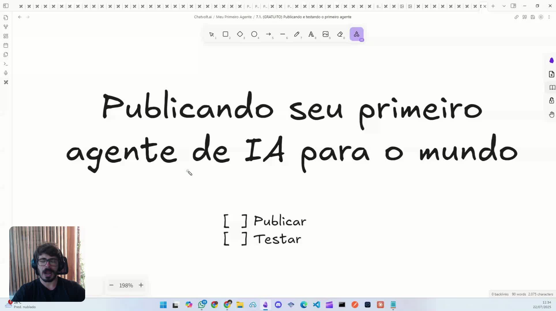 Publicando e testando o primeiro agente