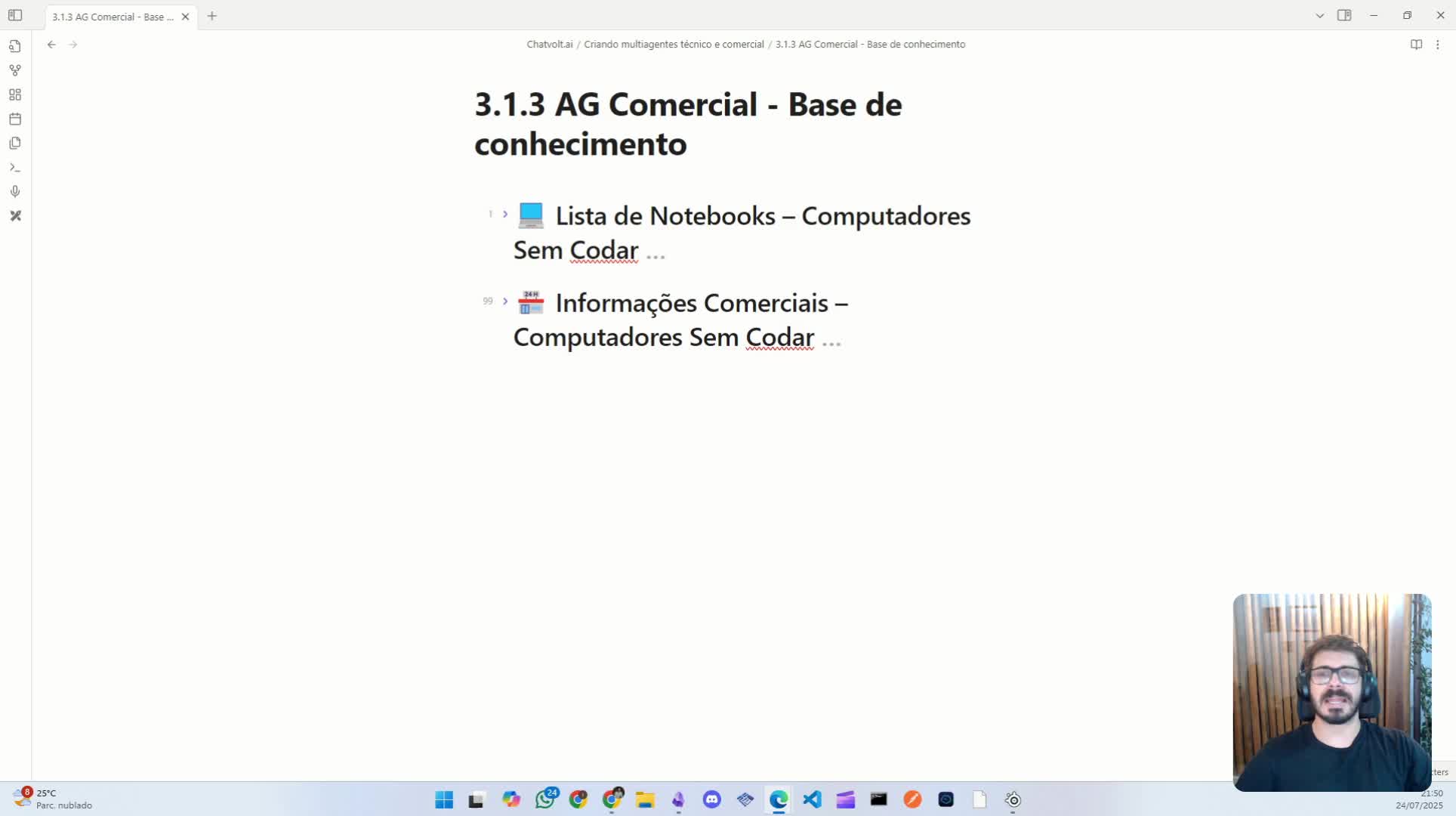 Conhecendo a base de conhecimento