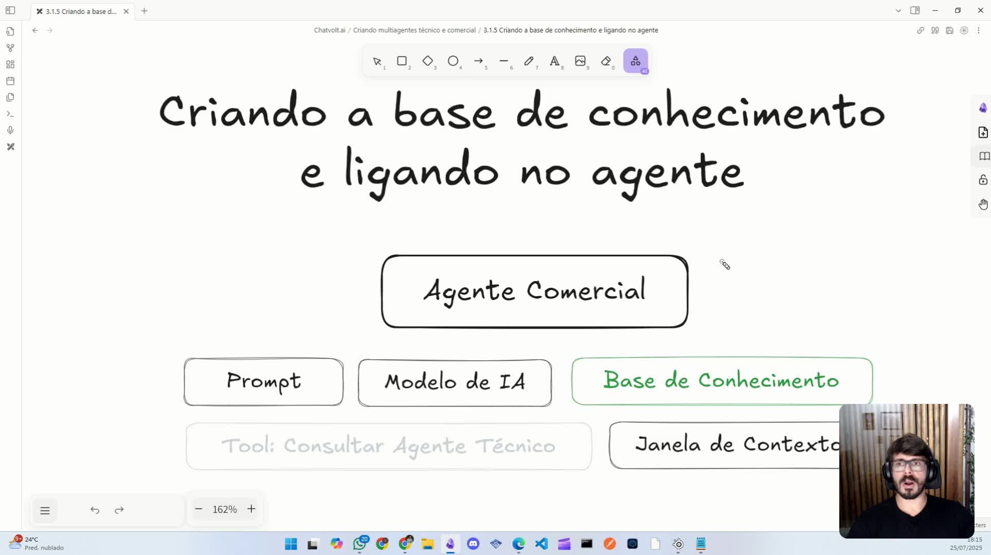 Criando base de conhecimento