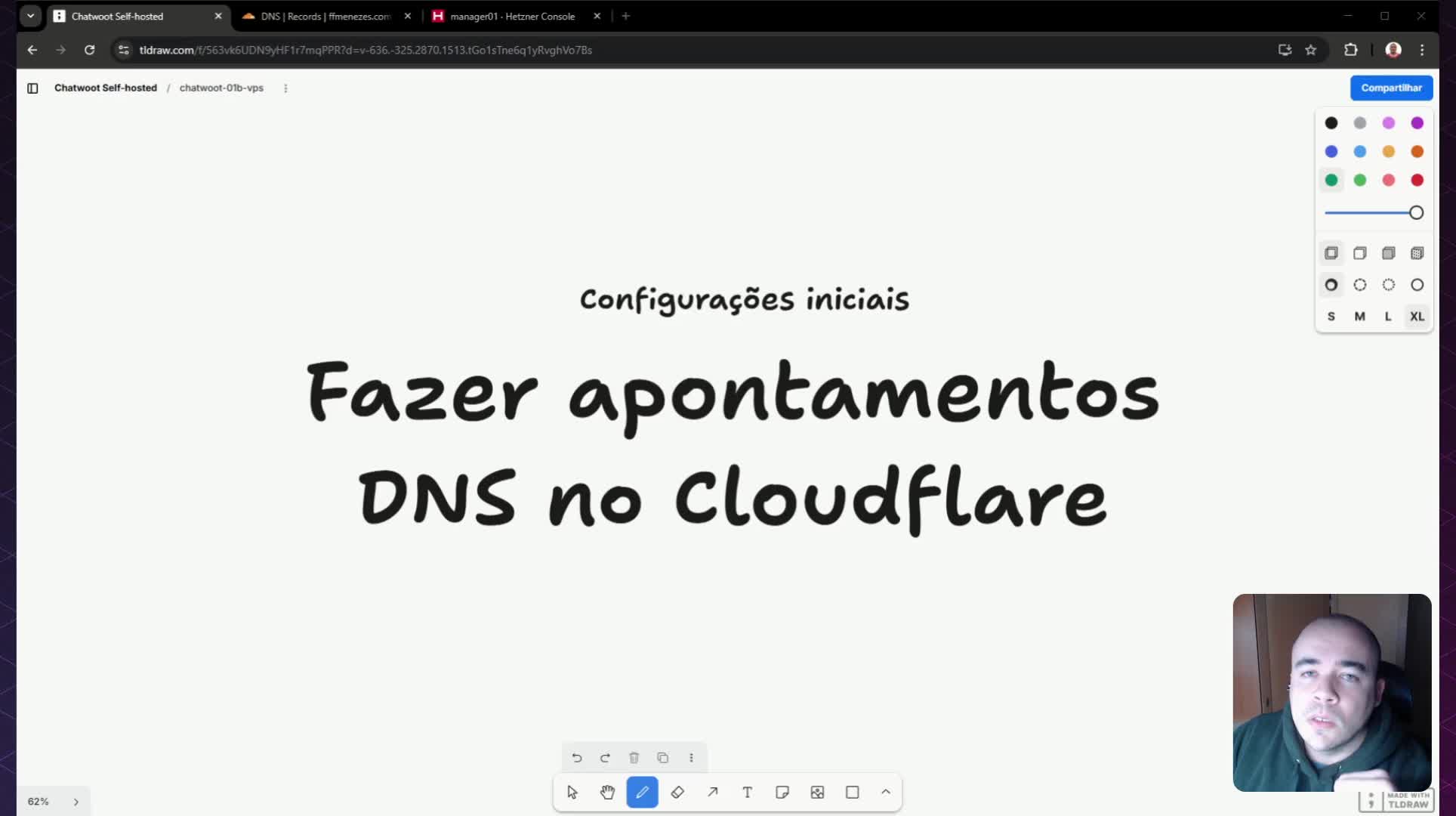 Fazer apontamentos DNS no Cloudflare