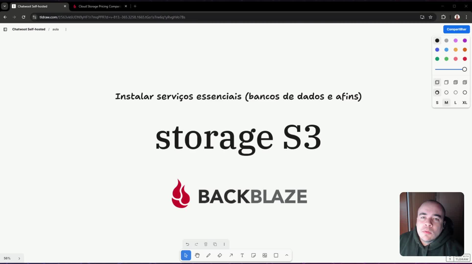 Criar conta na Backblaze S3 para Storage