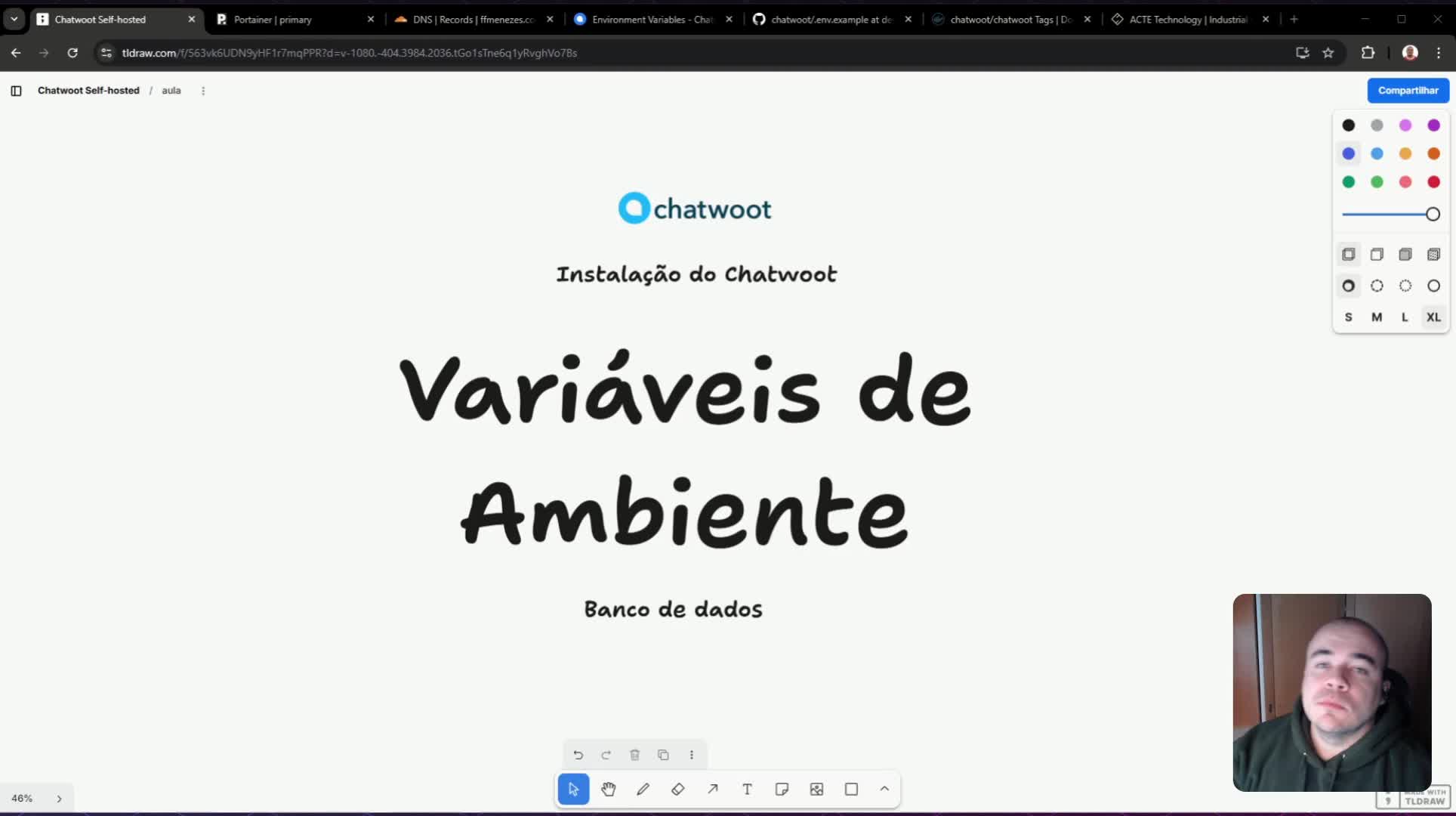 Vari��veis de ambiente - banco de dados