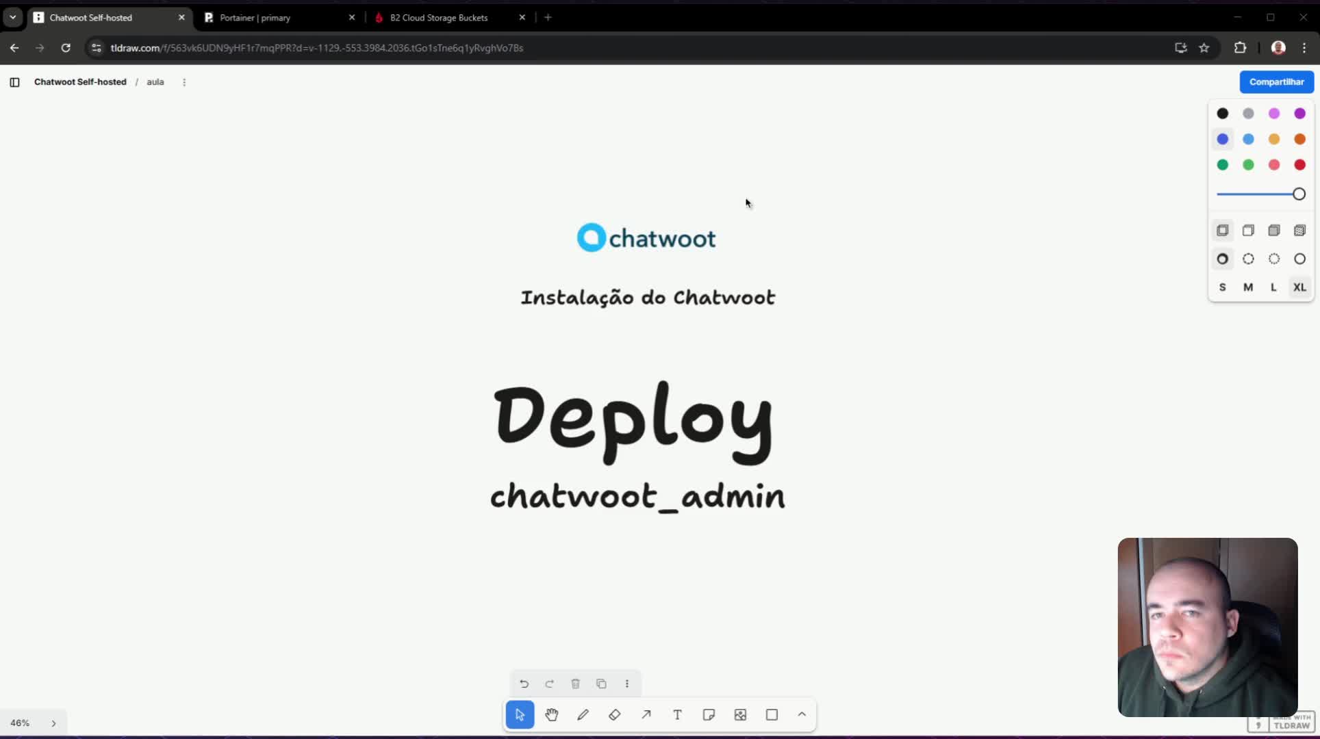 Deploy da stack chatwoot_admin