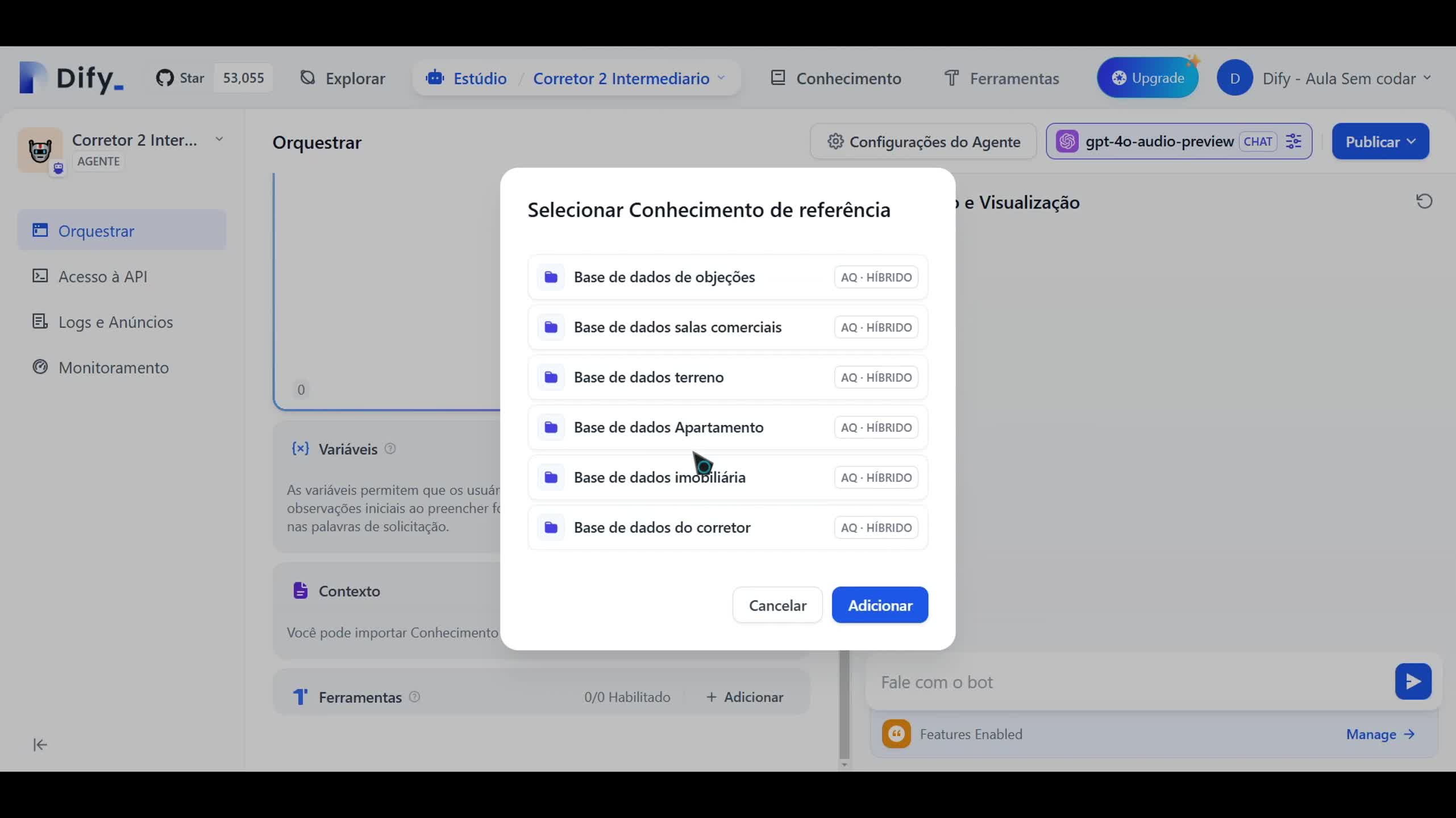 Agente intermediário (multibases)