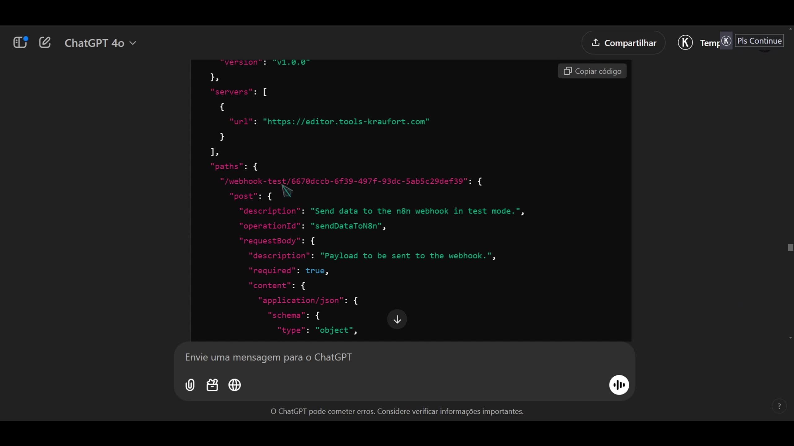 Cmo criar um codigo com GPT para ferramenta customizada