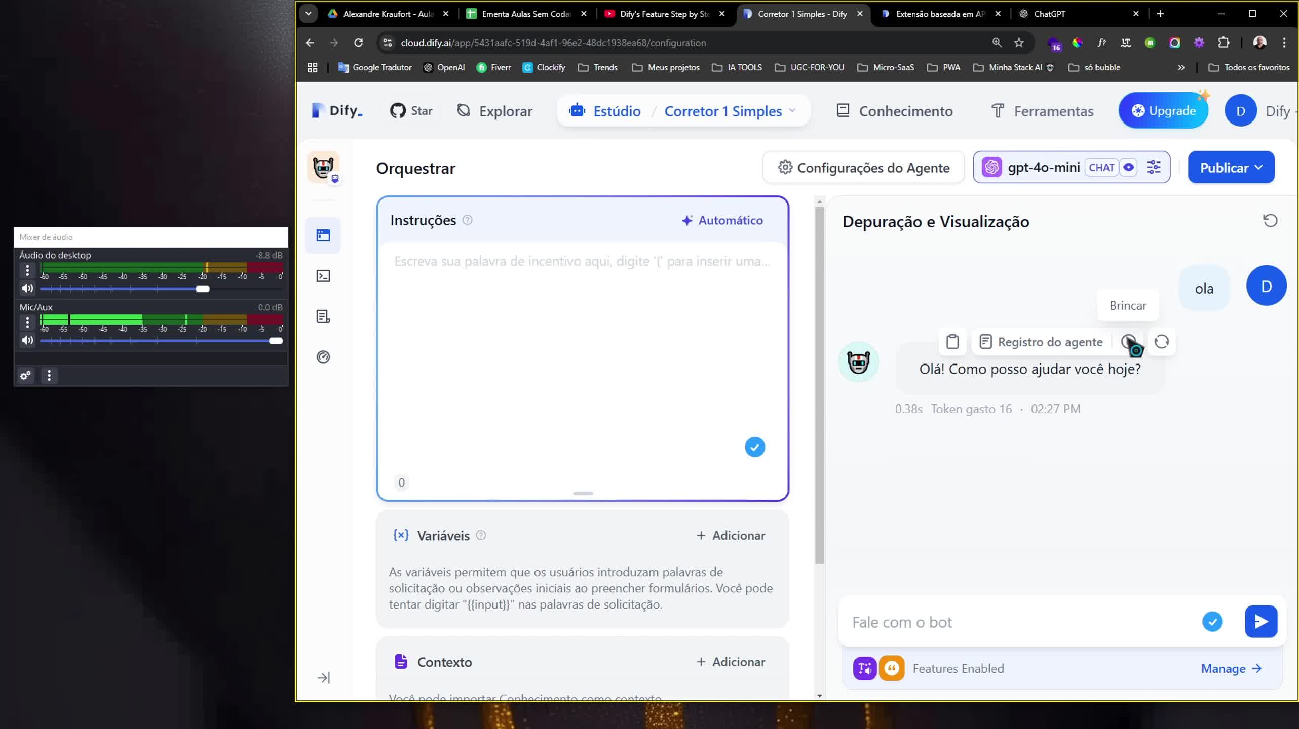 Outros recursos (Texto para voz)