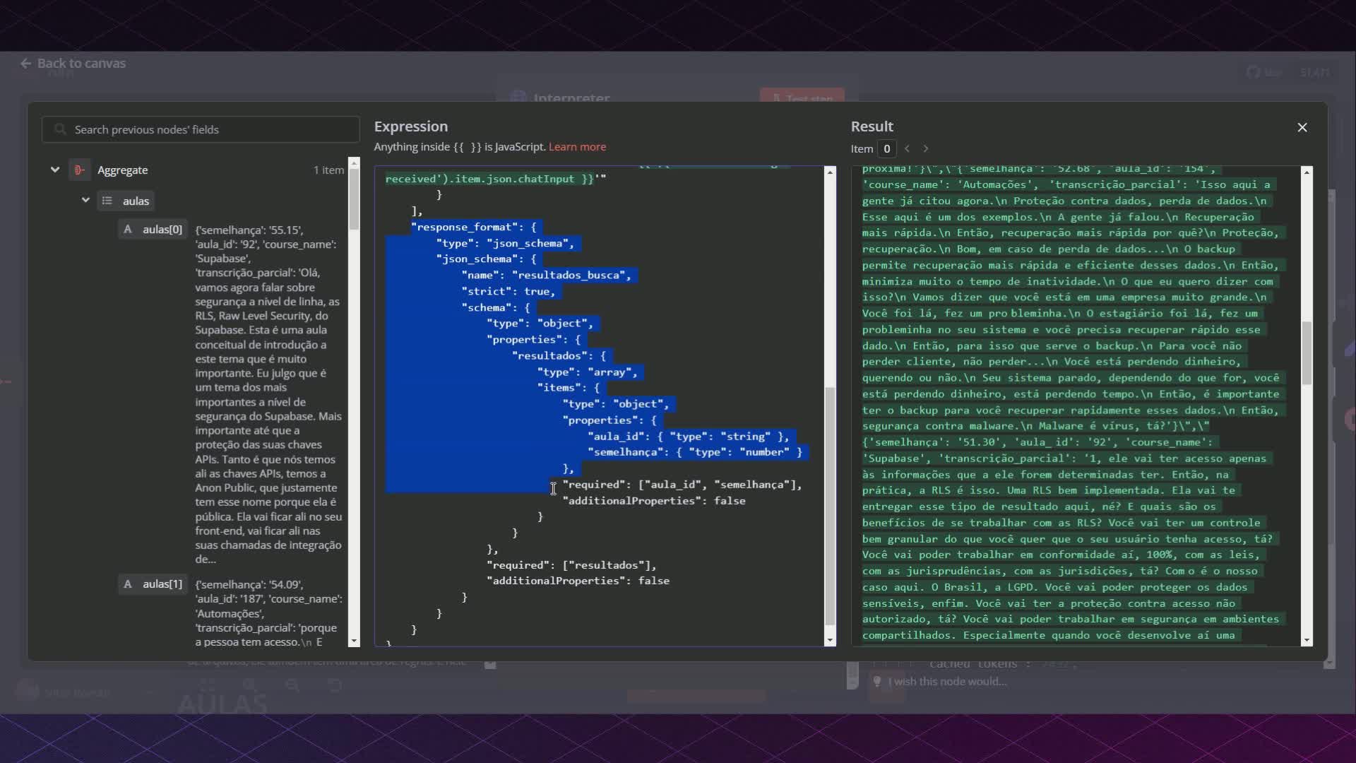 Como listar os dados baseado na busca de similaridade (similarity)