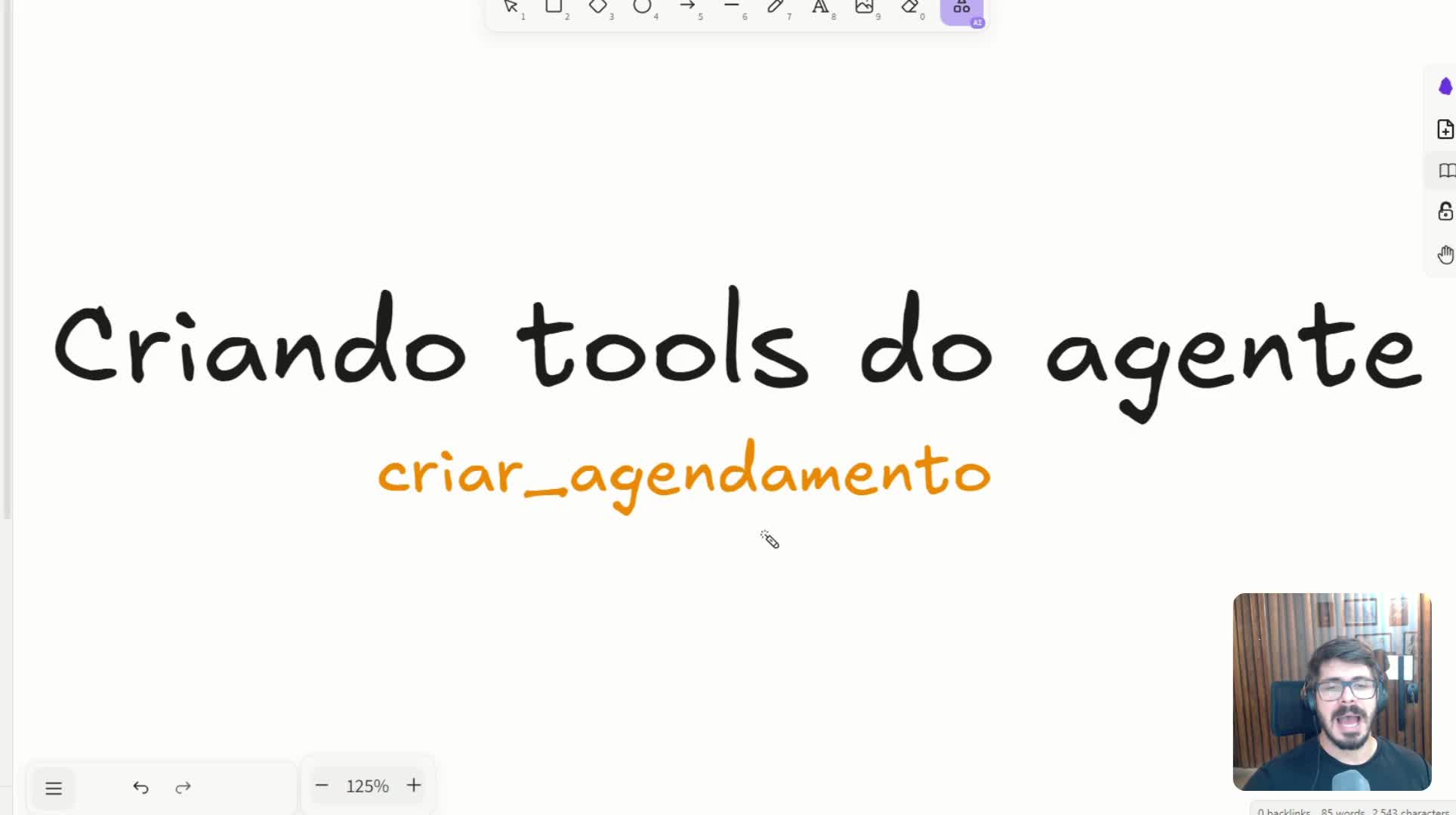 Tool: Criar agendamento