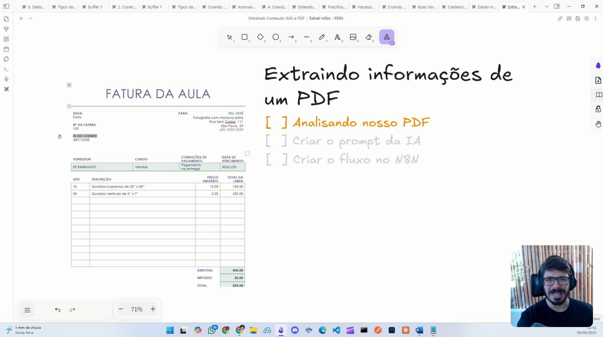 Analisando o documento
