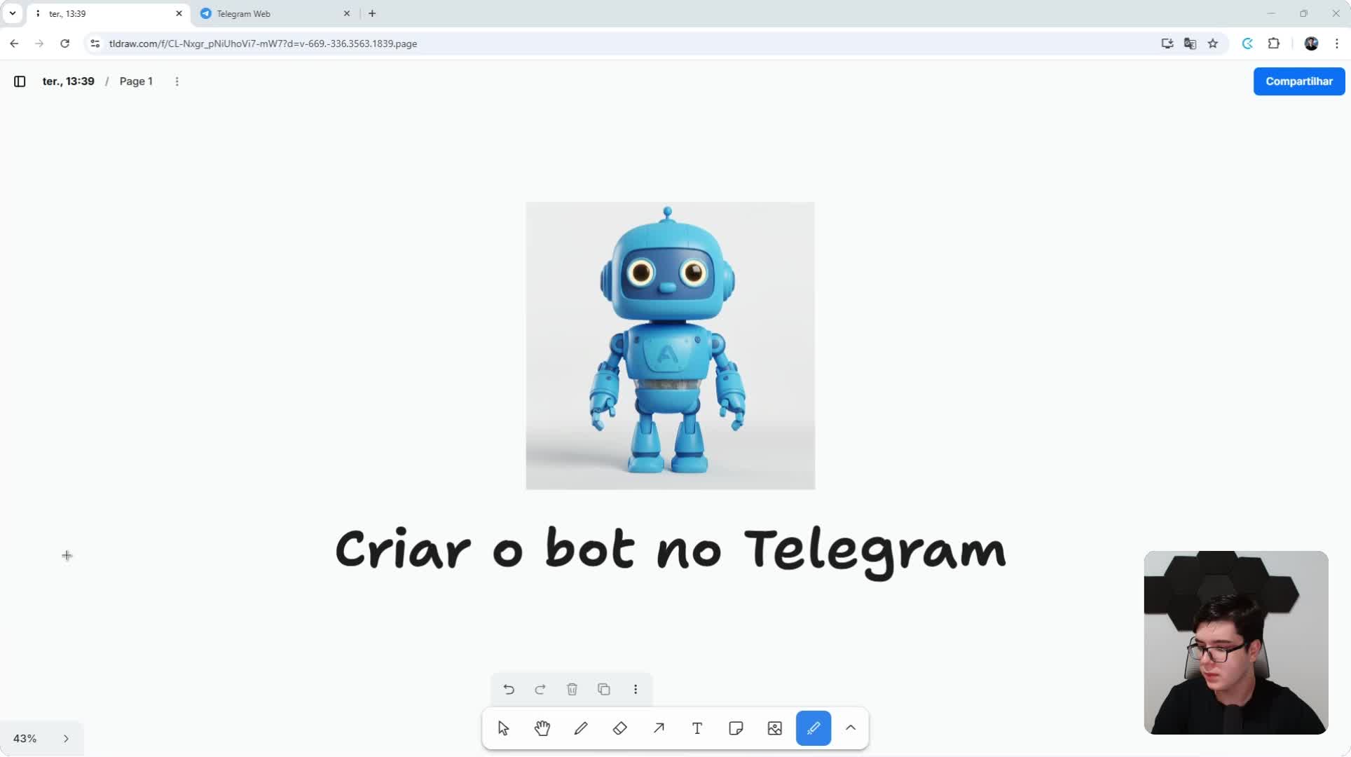 Criar o bot no Telegram