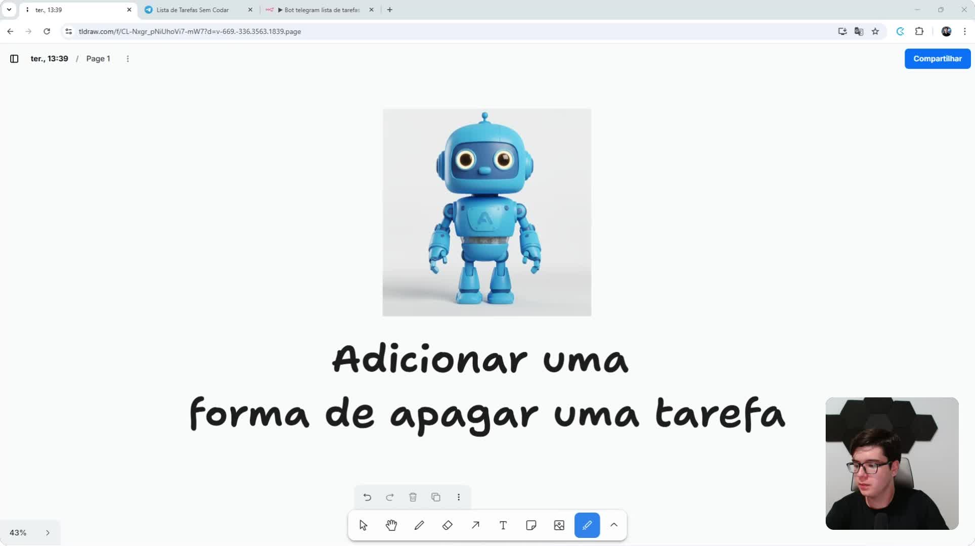 Adicionar uma forma de apagar uma tarefa
