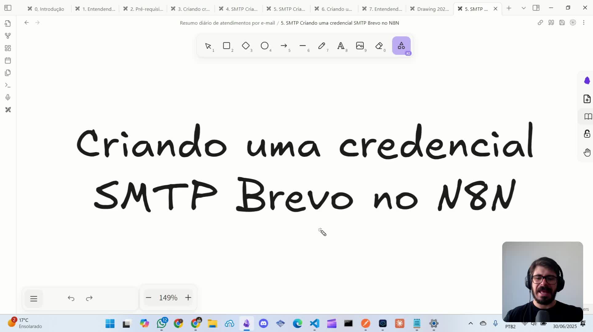 SMTP: Criando a credencial