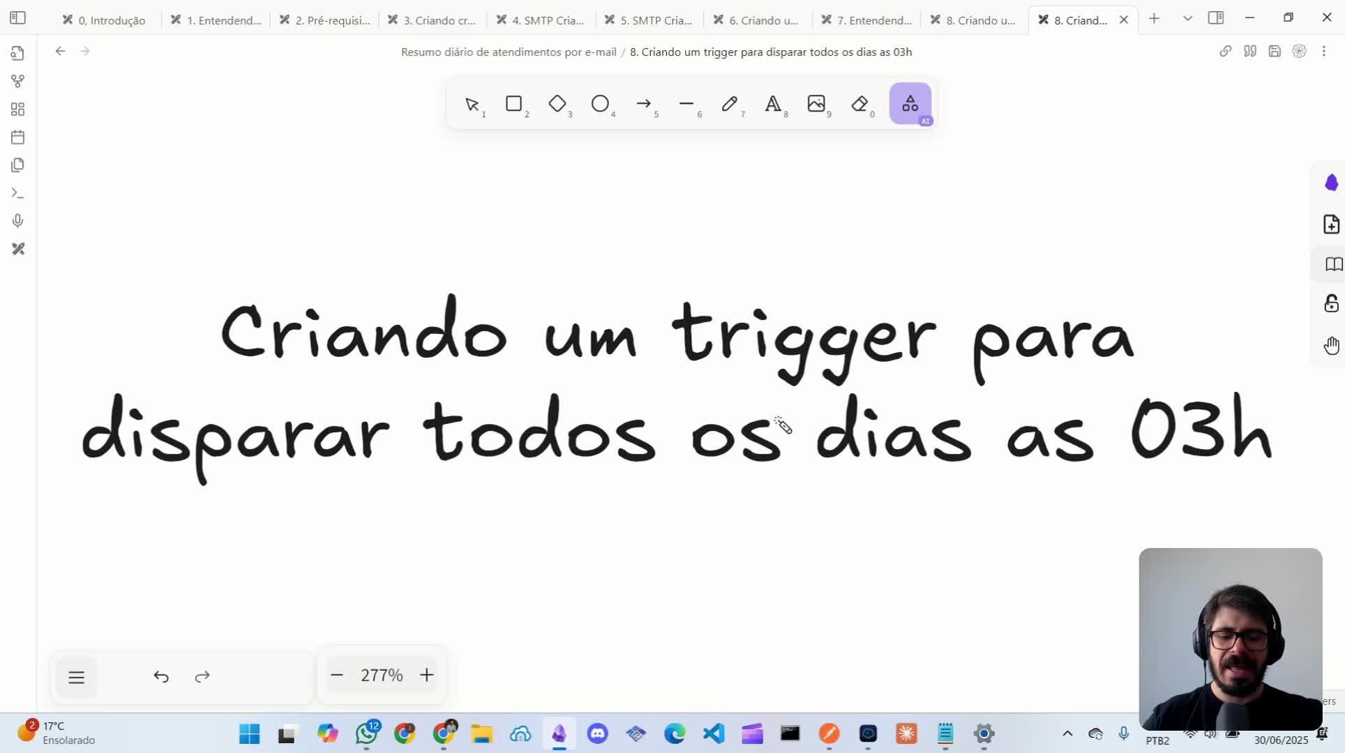 Criando e populando a tabela do supabase