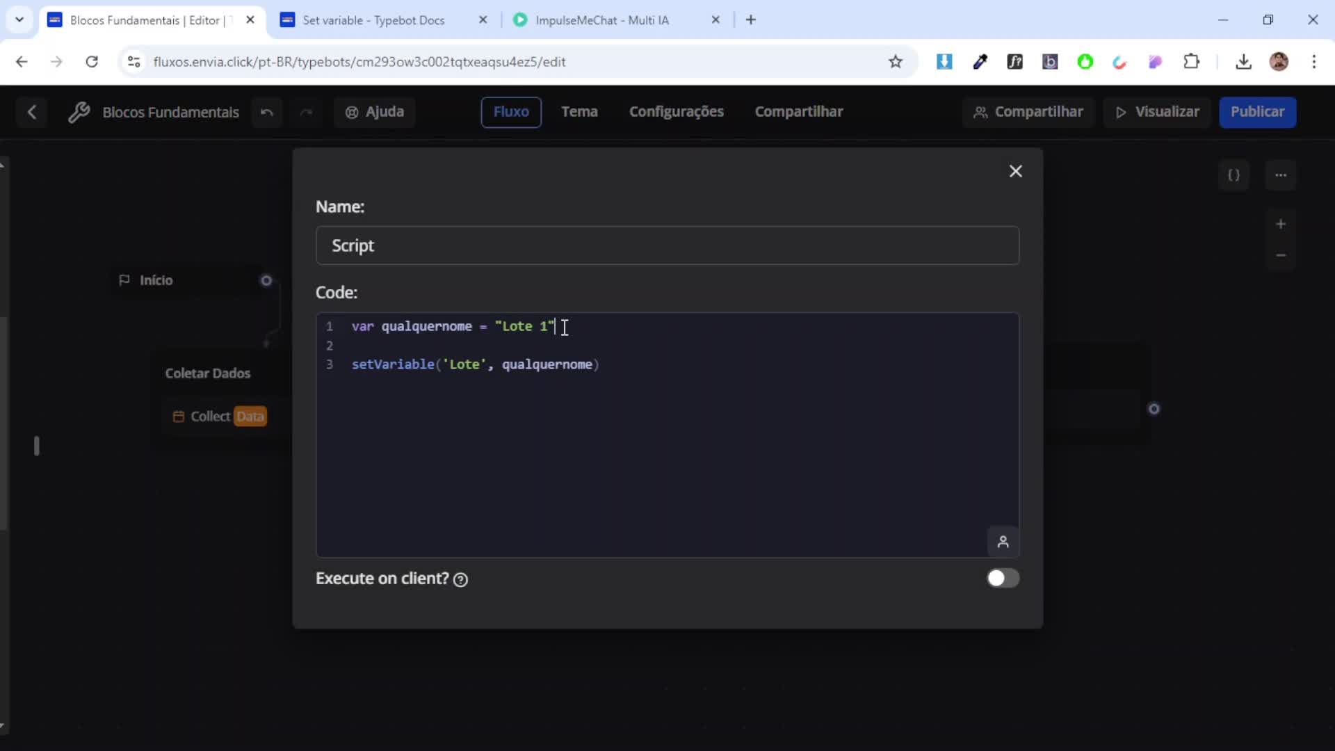 Vari��vel e Script